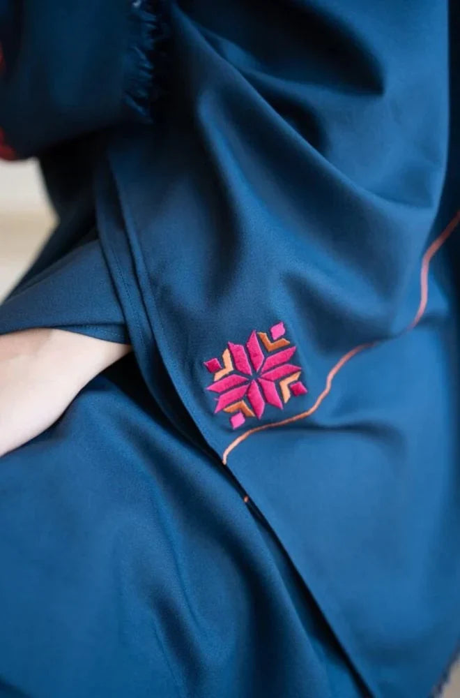 3PC Unstitched Dhanak Embroidery Suit-AB102